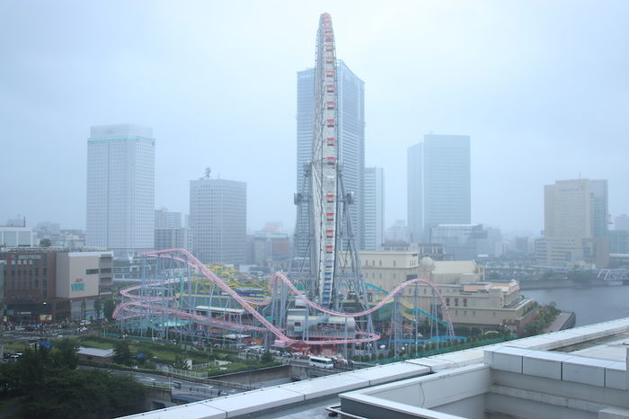 ヨコハマグランドインターコンチネンタルホテル部屋からの風景