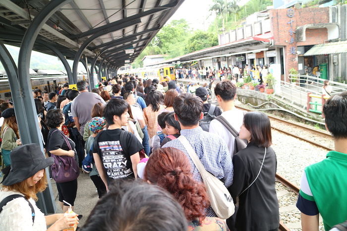 台湾十分駅