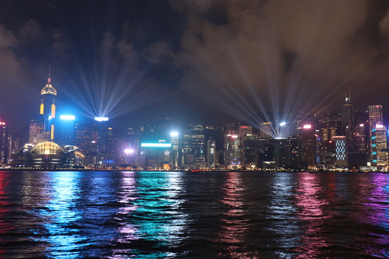 香港プロムナード夜景