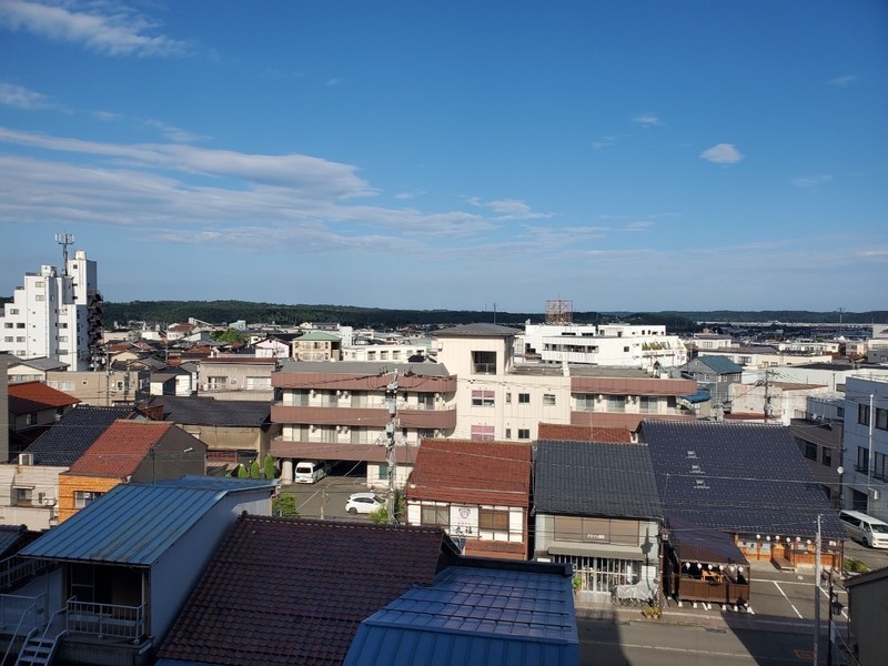 山代温泉「葉渡莉」部屋からの景色