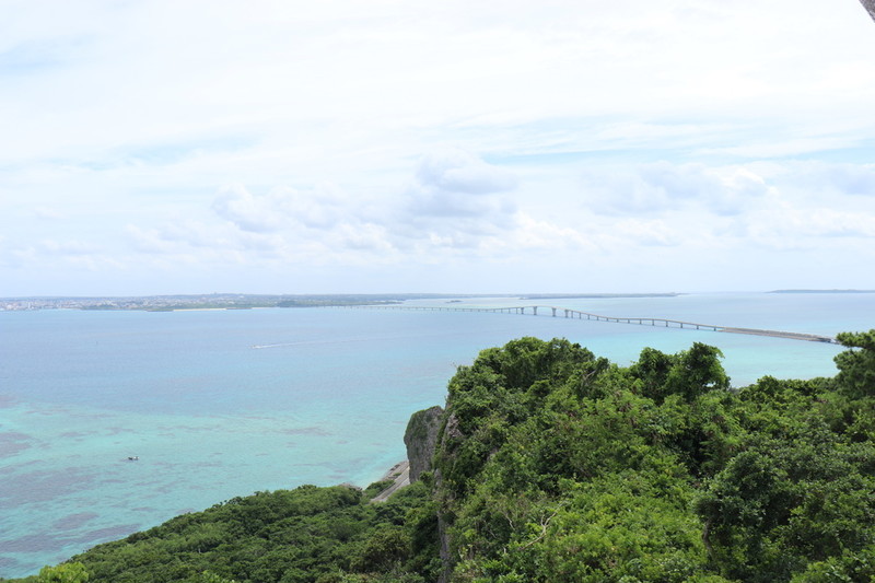 牧山展望台から見る伊良部大橋