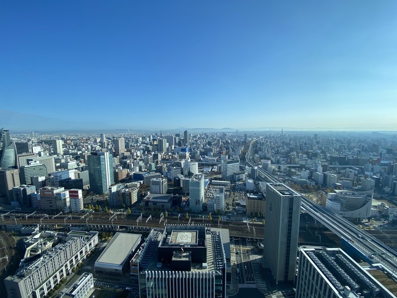 名古屋プリンスホテルスカイタワーの売りはなんと言っても窓からの絶景の景色