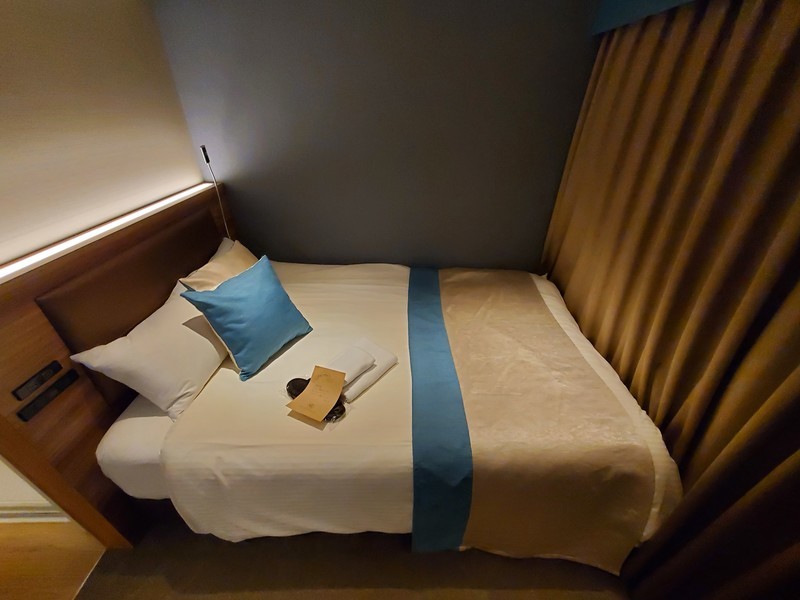 ワットホテル＆スパ飛騨高山エコノミーダブルルームのベッドルーム