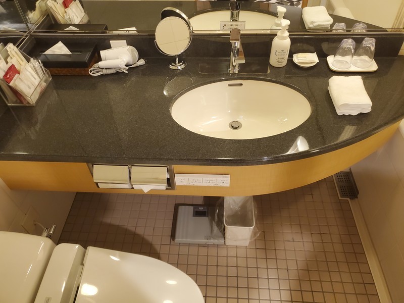 ANAクラウンプラザホテルグランコート名古屋スタンダートツインのバスルーム・トイレ