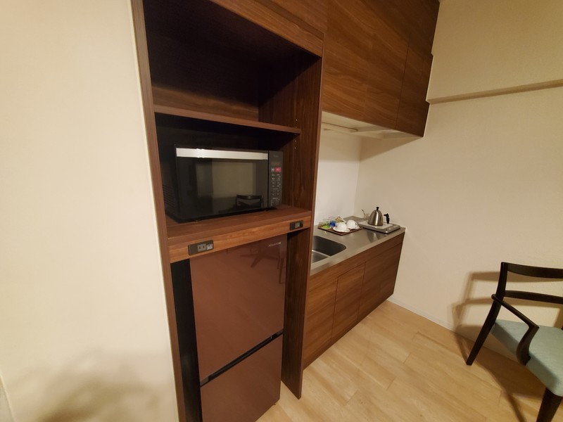 ホテルサンセットヒル パーシャルオーシャンビューツインのお部屋　キッチン