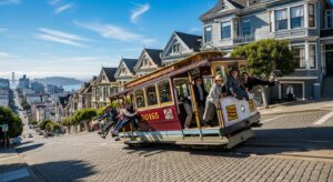 サンフランシスコのケーブルカー