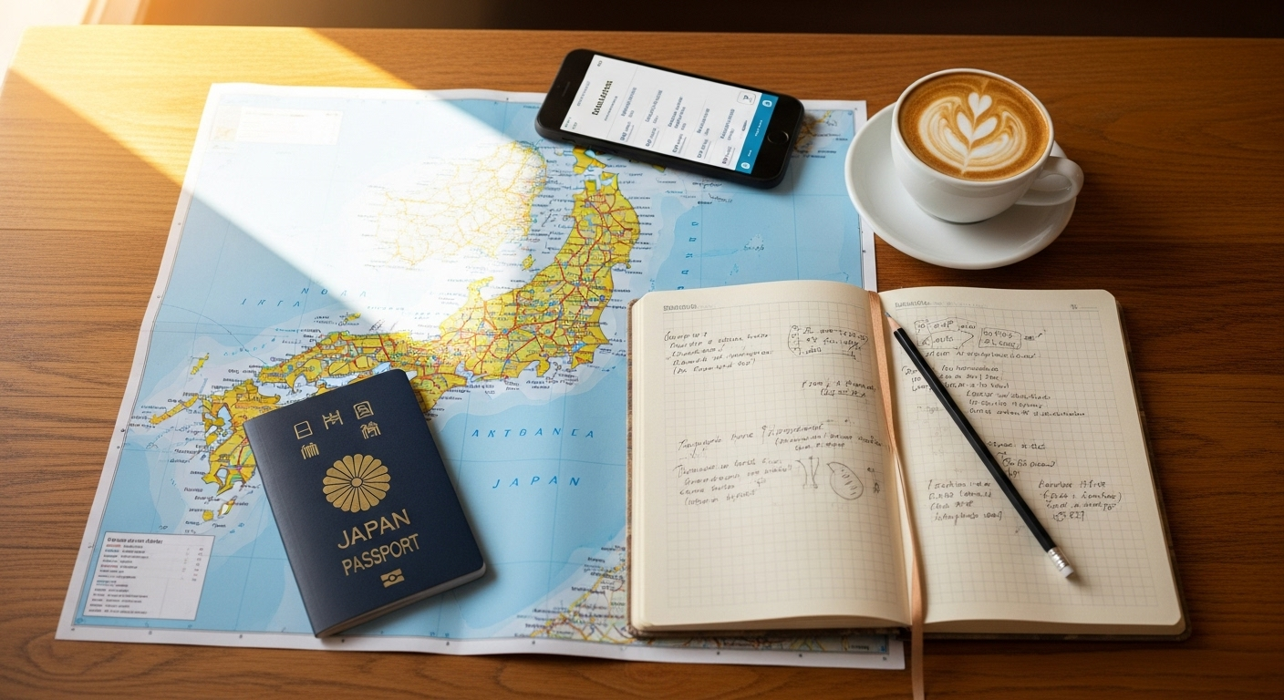 一人旅の準備イメージ