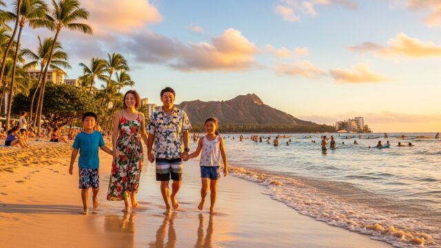 ハワイの子連れ家族旅行
