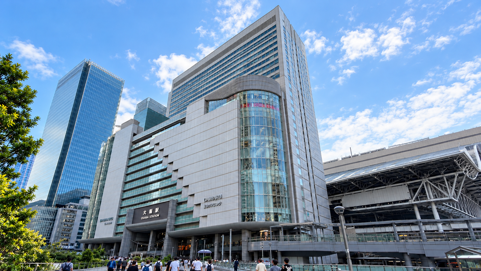 JR大阪駅南側のサウスゲートビルの外観を参考にしたアクセス画像