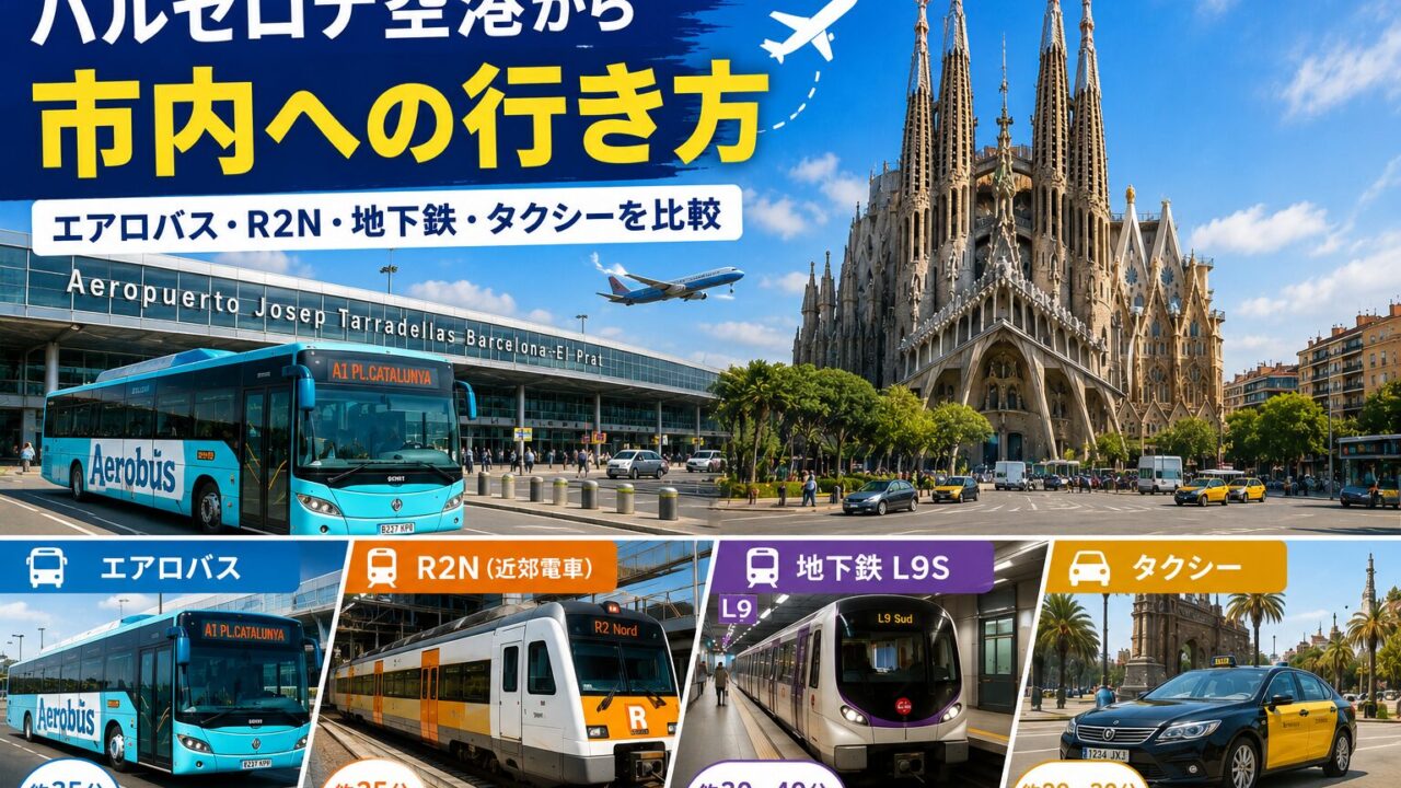 Transport to and from Barcelona Airport