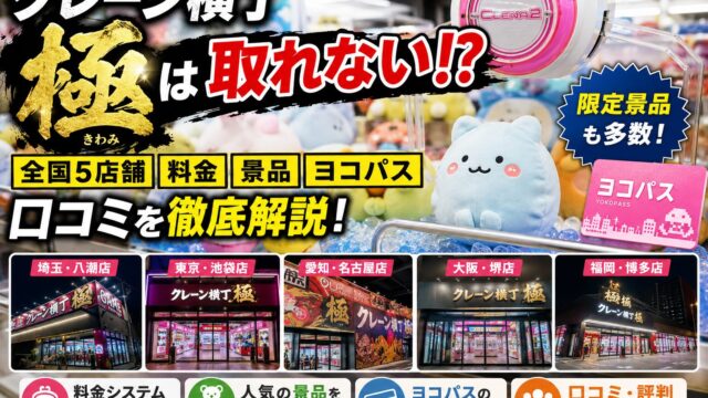 Crane Yokocho Kiwami arcade visitor guide
