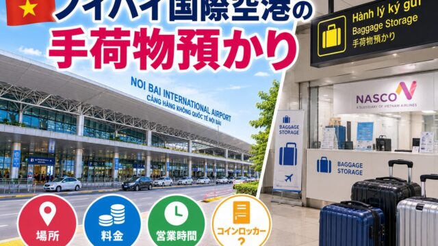 Hanoi Noi Bai Airport luggage storage guide