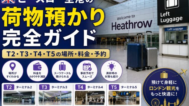 London Heathrow Airport luggage storage guide