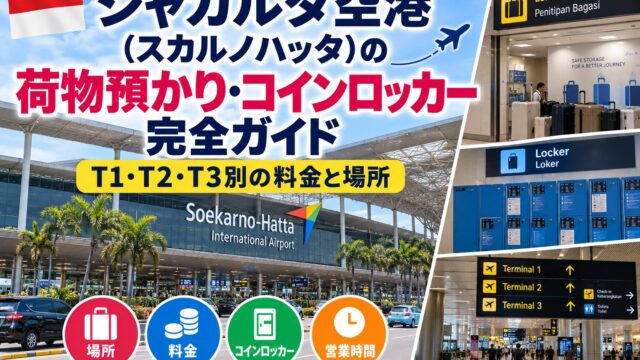 Jakarta Soekarno-Hatta Airport luggage storage guide