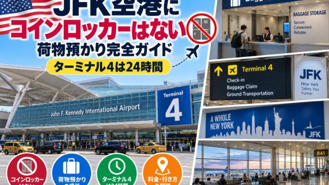 JFK Airport luggage storage guide