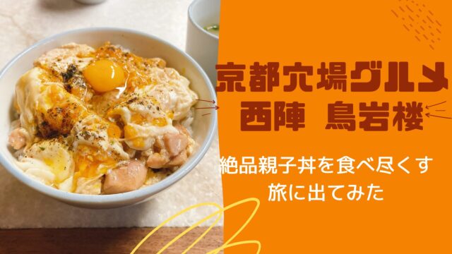 Nishijin Toriiwaro chicken and egg rice bowl in Kyoto