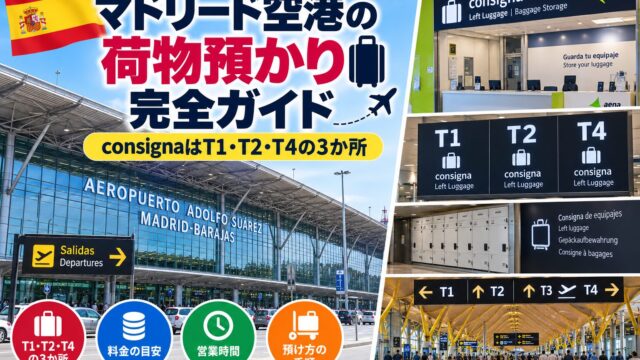 Madrid Airport luggage storage guide