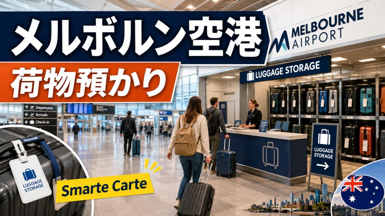 Melbourne Airport luggage storage guide