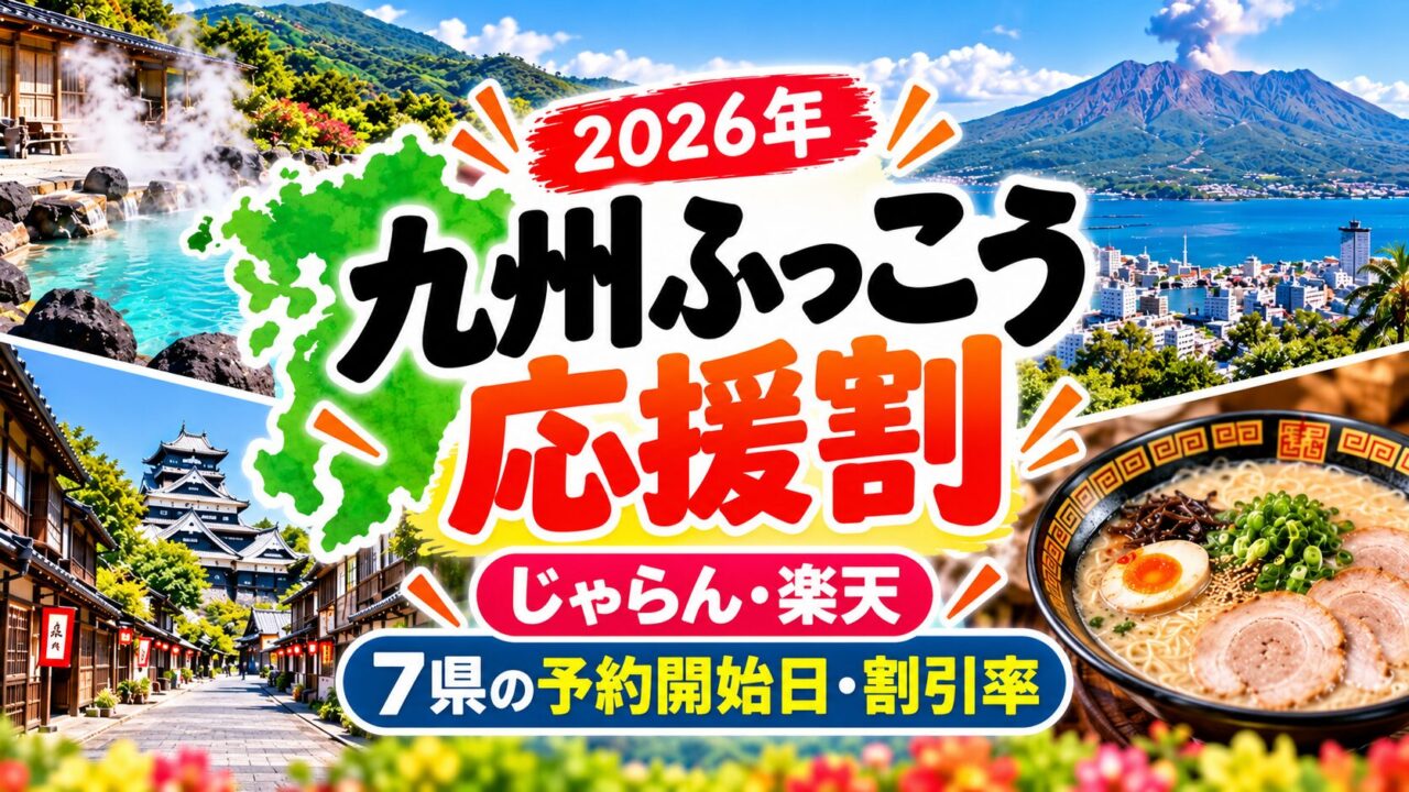 Kyushu recovery travel discount guide