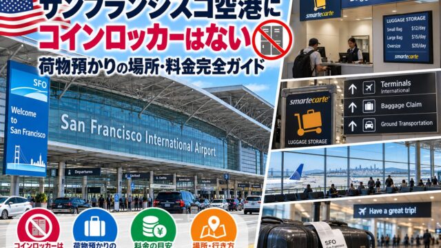 San Francisco International Airport luggage storage guide